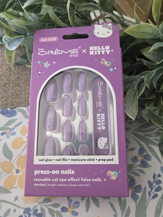 Hello Kitty Other - Hello Kitty Lavender Purple Press-On Nail Set